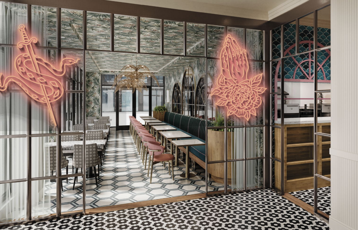 Sunday's Best Salt Lake at the Post District in Salt Lake City - signature dining scene
